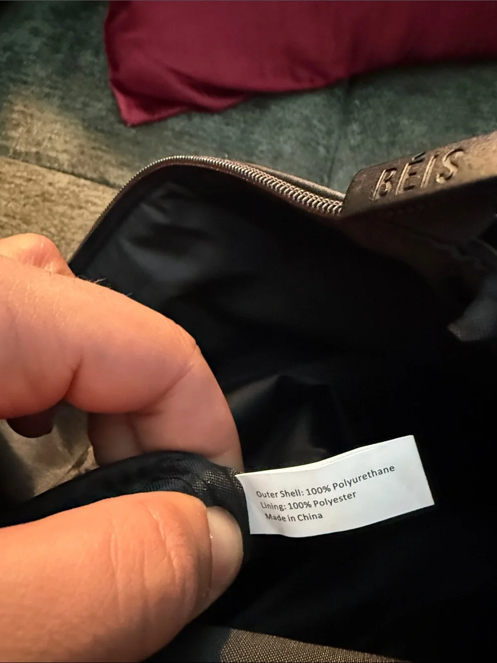 BEIS Black Crossbody Messenger Bag - Picture 7 of 8